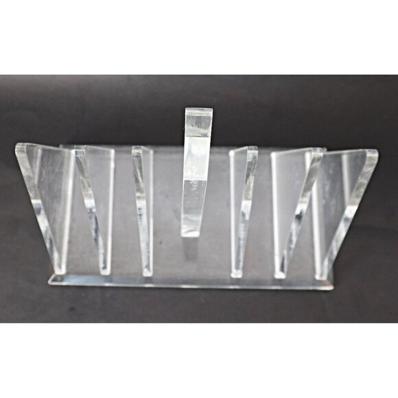 Mid Century Modern Letter Holder Napkin Holder Hollywood Regency Retro - Picture 3 of 5